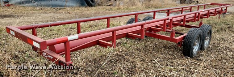 image for item DL7835 Hay Liner hay bale trailer