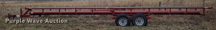 image for item DL7835 Hay Liner hay bale trailer