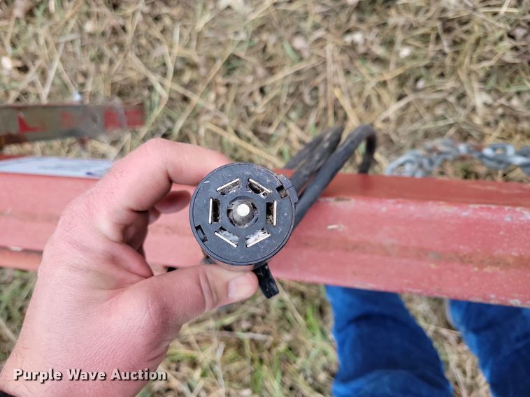 image for item DL7835 Hay Liner hay bale trailer