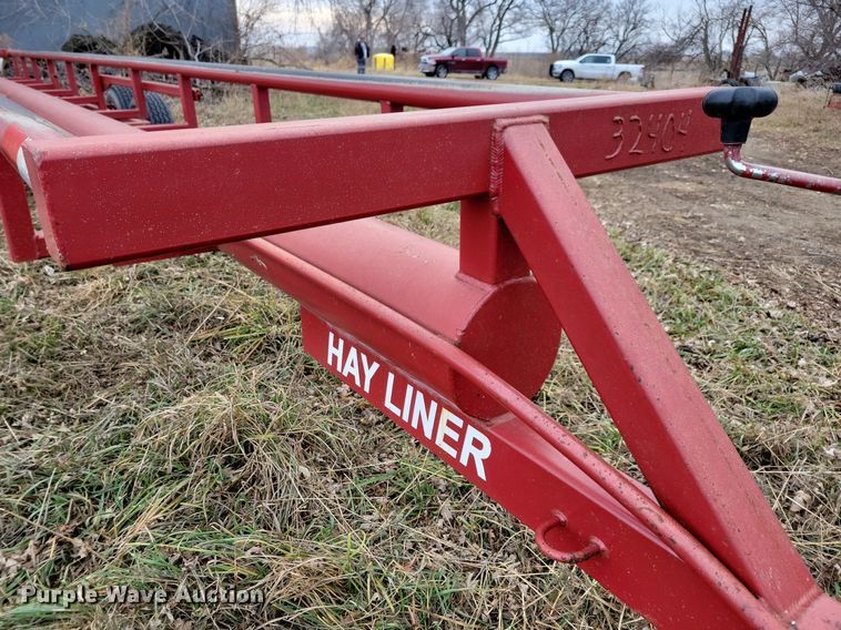 image for item DL7835 Hay Liner hay bale trailer
