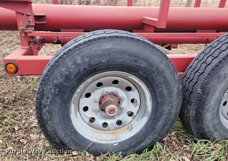image for item DL7835 Hay Liner hay bale trailer