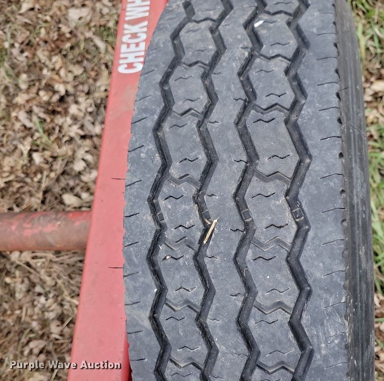 image for item DL7835 Hay Liner hay bale trailer