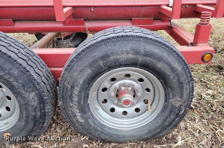 image for item DL7835 Hay Liner hay bale trailer