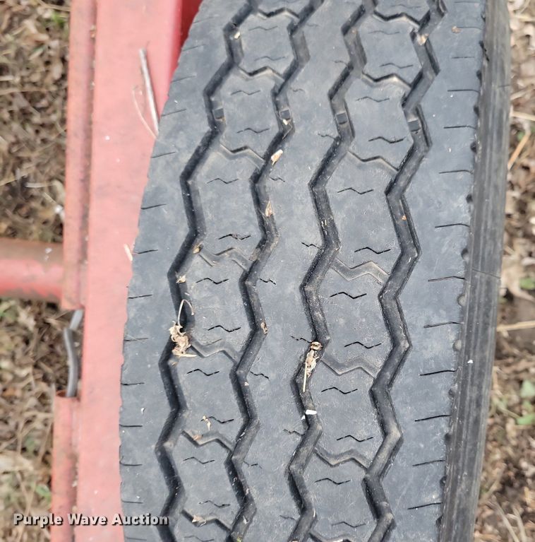 image for item DL7835 Hay Liner hay bale trailer