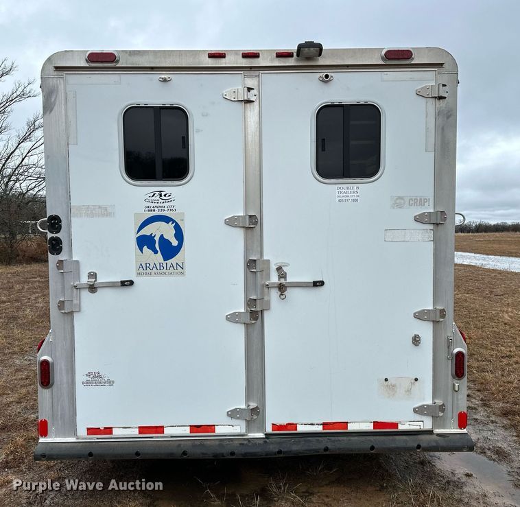 image for item LK9743 2008 4 Star Trailers horse trailer