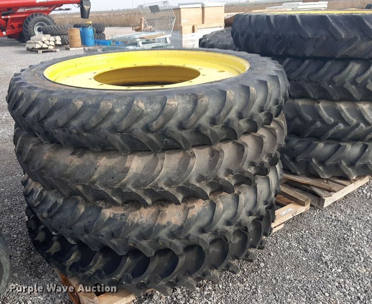 image for item LY9009 (8) 320/90R54 tractor tires and wheels