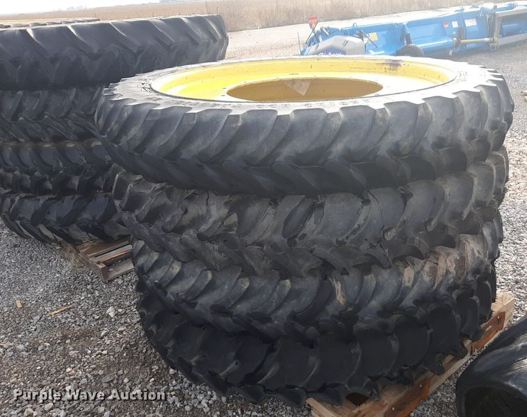 image for item LY9009 (8) 320/90R54 tractor tires and wheels