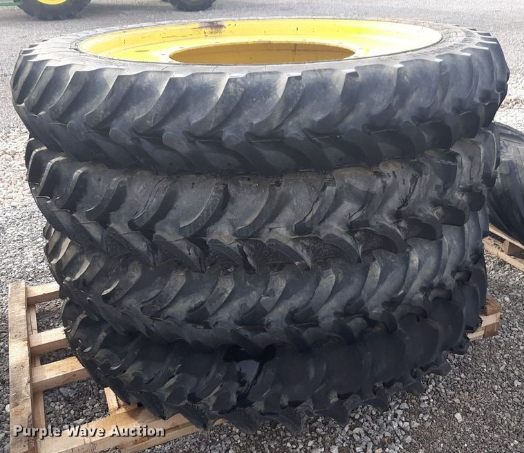 image for item LY9009 (8) 320/90R54 tractor tires and wheels