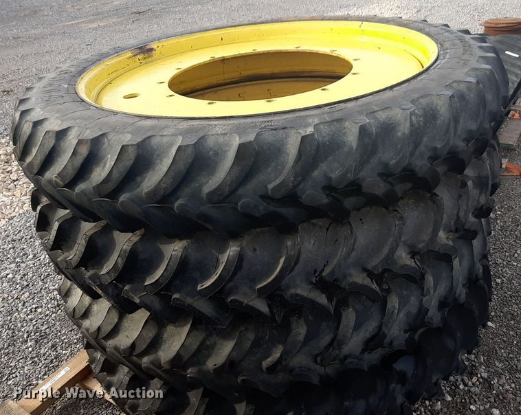 image for item LY9009 (8) 320/90R54 tractor tires and wheels