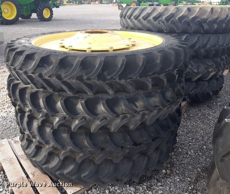 image for item LY9009 (8) 320/90R54 tractor tires and wheels
