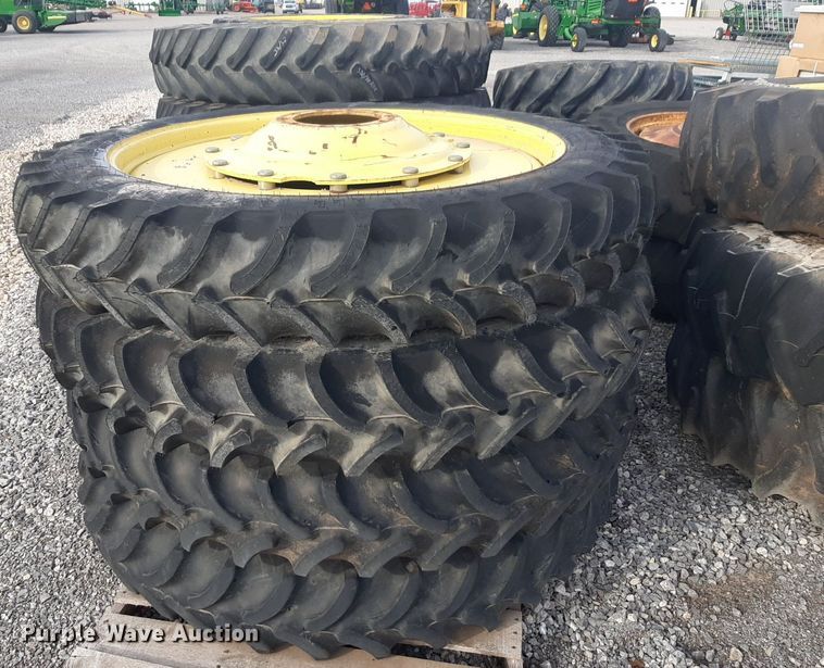 image for item LY9009 (8) 320/90R54 tractor tires and wheels