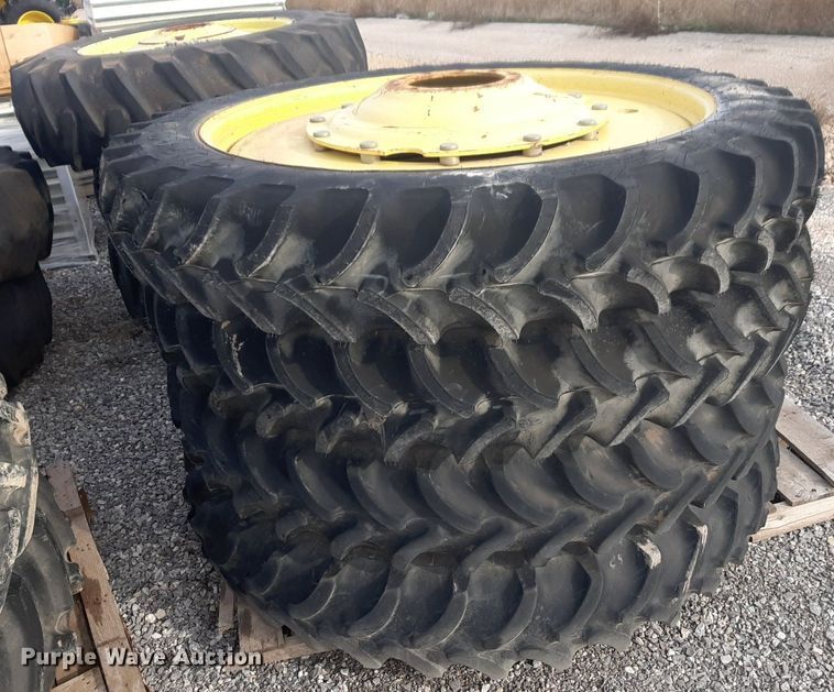 image for item LY9009 (8) 320/90R54 tractor tires and wheels