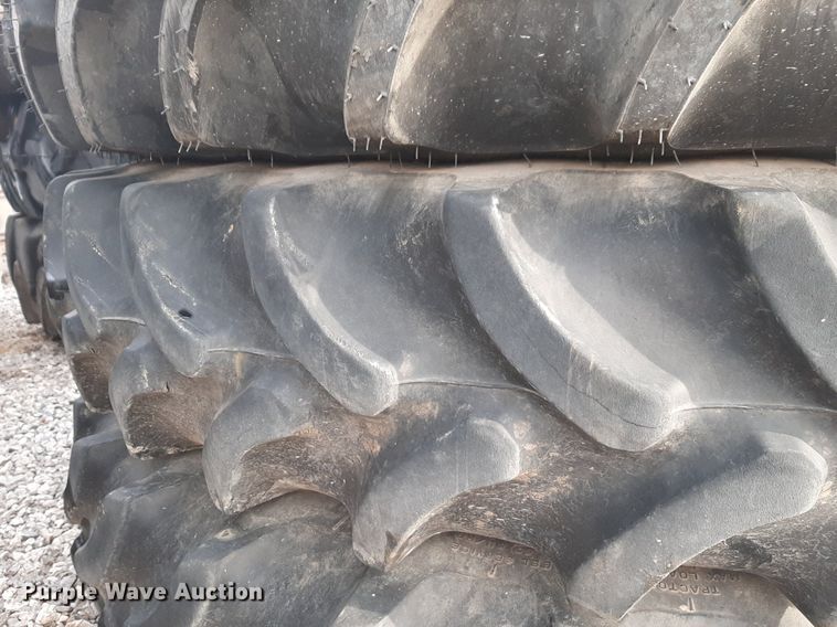 image for item LY9009 (8) 320/90R54 tractor tires and wheels