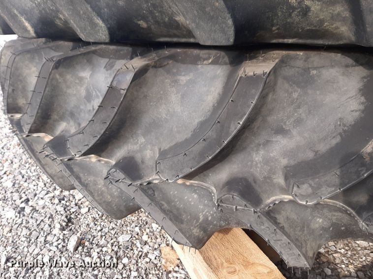 image for item LY9009 (8) 320/90R54 tractor tires and wheels