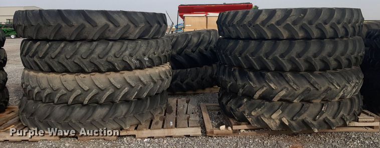 image for item LY9010 (8) 380/90R54 tractor tires and wheels
