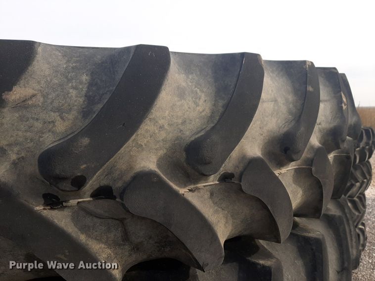 image for item LY9010 (8) 380/90R54 tractor tires and wheels