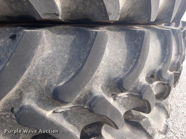 image for item LY9010 (8) 380/90R54 tractor tires and wheels