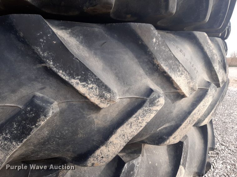 image for item LY9010 (8) 380/90R54 tractor tires and wheels