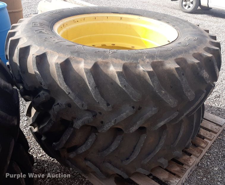 image for item LY9013 (2) 480/80R38 Goodyear tires and wheels