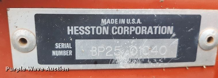image for item LY9027 Hesston BP25 bale processor