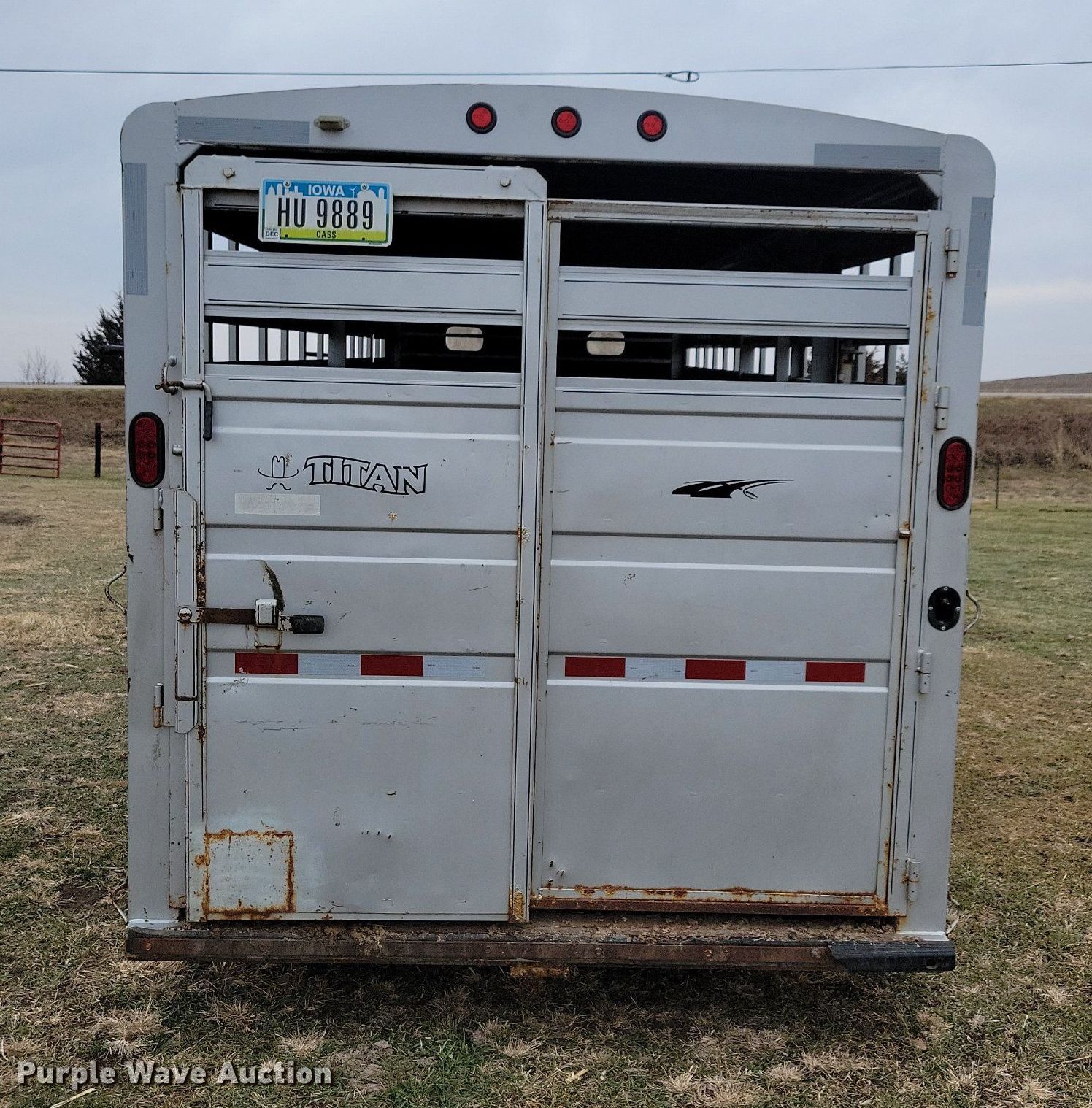 2009 Titan livestock trailer in Massena, IA Item DL7824 for sale