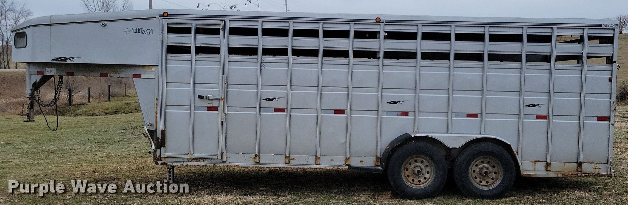 2009 Titan livestock trailer in Massena, IA Item DL7824 for sale