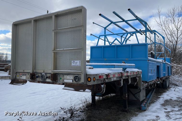 image for item DP0286 2009 Manac  13245C00 drop deck equipment trailer