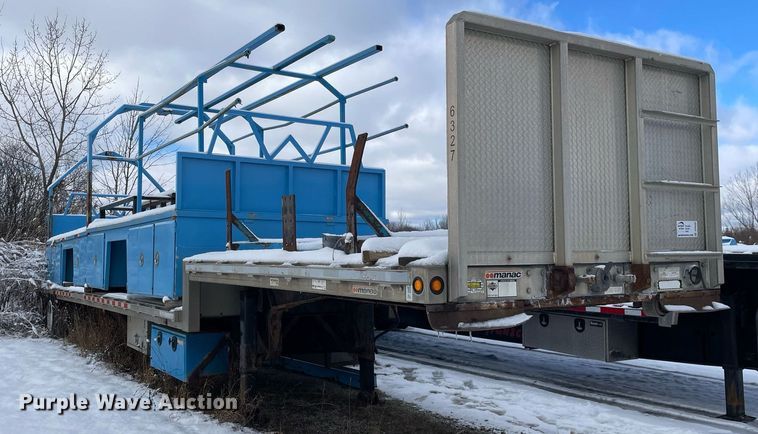 image for item DP0286 2009 Manac  13245C00 drop deck equipment trailer