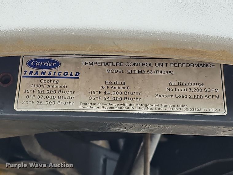 image for item DP0793 1996 Great Dane 7811TZ-1A refrigerated van trailer