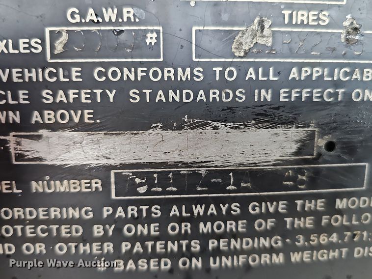 image for item DP0793 1996 Great Dane 7811TZ-1A refrigerated van trailer