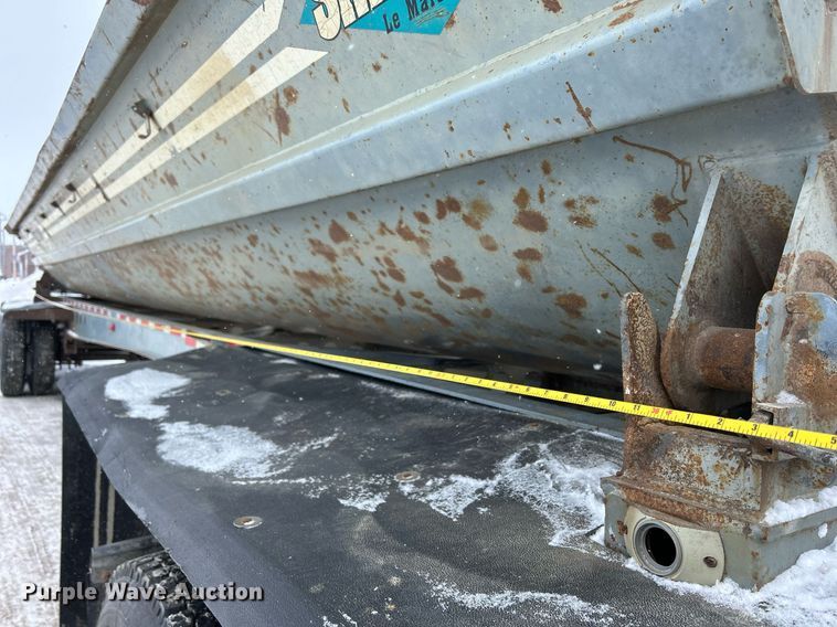 image for item DQ1082 1999 Smith Co. SC3000 side dump trailer