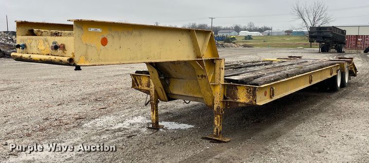 image for item LD9899 1972 Load King equipment trailer