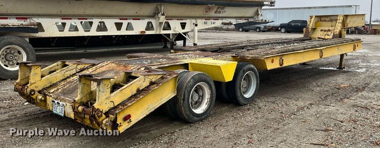 image for item LD9899 1972 Load King equipment trailer