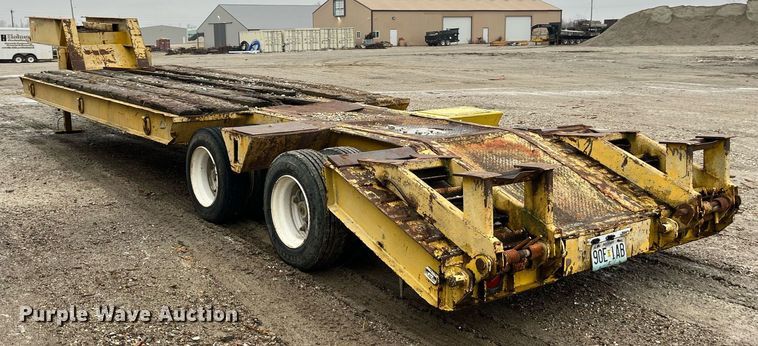 image for item LD9899 1972 Load King equipment trailer
