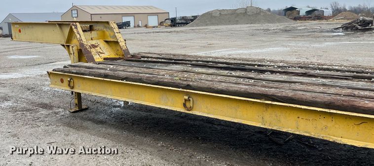 image for item LD9899 1972 Load King equipment trailer