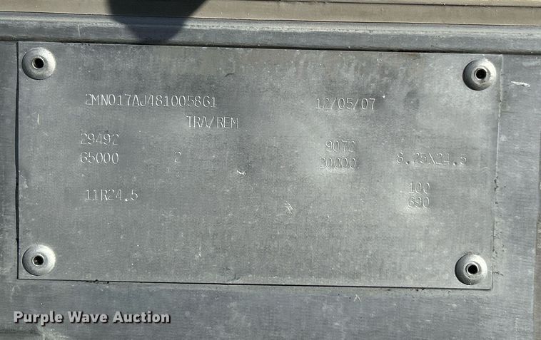 image for item OM9220 2008 Trailmobile dry van trailer