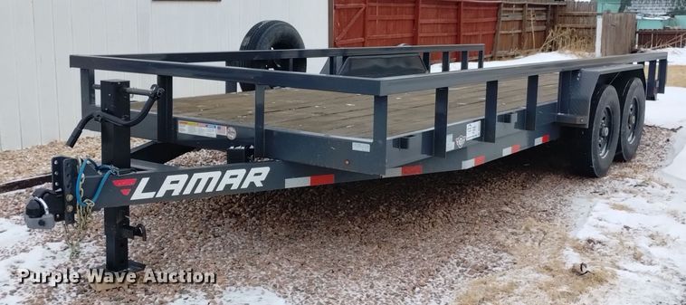 image for item DK8976 2022 Lamar U6832027 equipment trailer