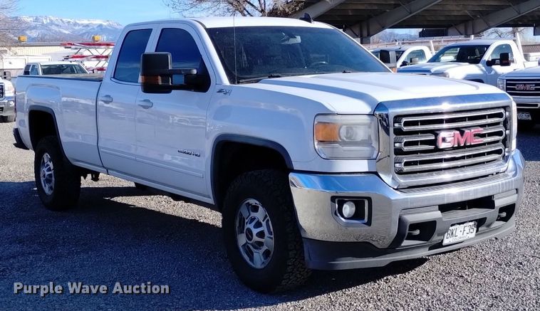 image for item DK8980 2015 GMC Sierra 2500HD SLE  Double Cab pickup truck