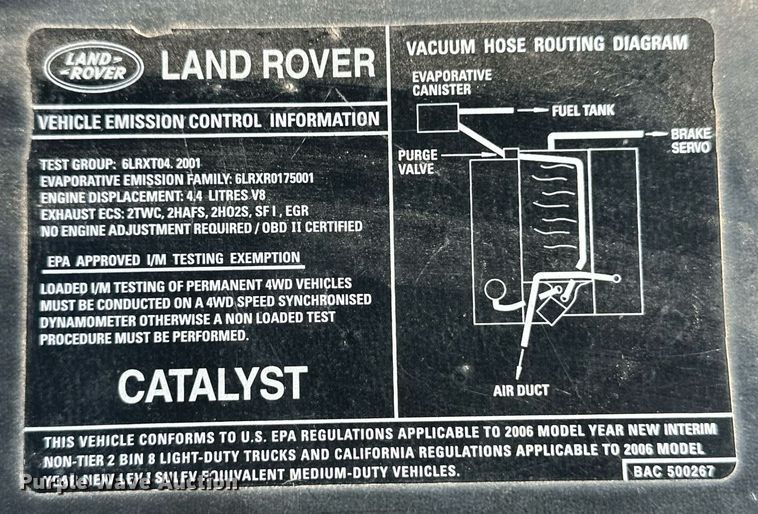 image for item DM2656 2007 Land Rover Range Rover SUV