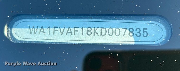 image for item DN0656 2019 Audi Q8 Quattro Prestige SUV