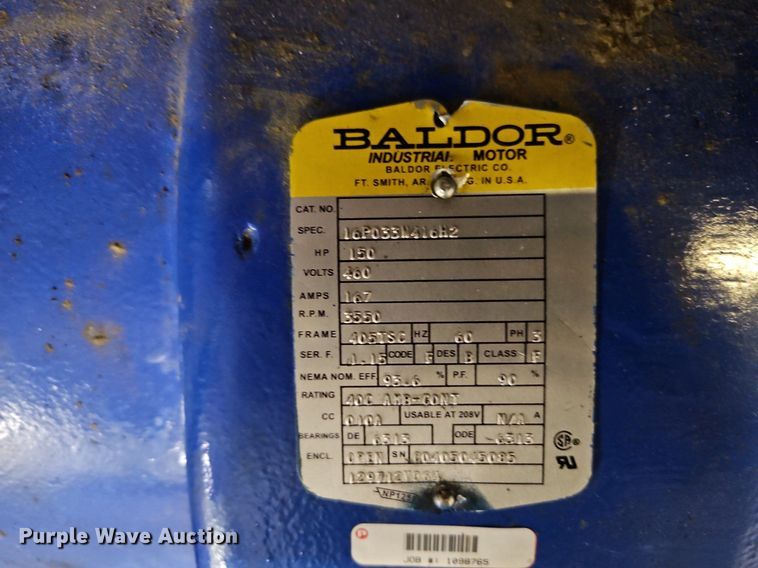 image for item DN7198 Quincy Compressor  QSLP150ANA3C air compressor