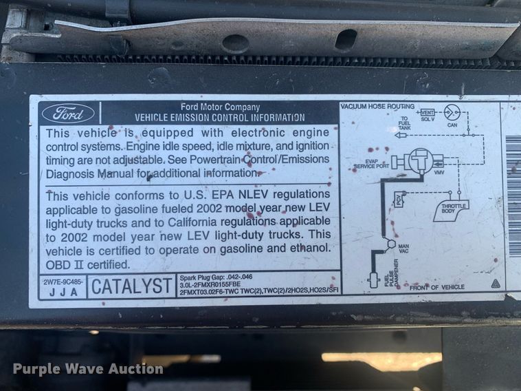 image for item DP8818 2002 Ford Ranger pickup truck