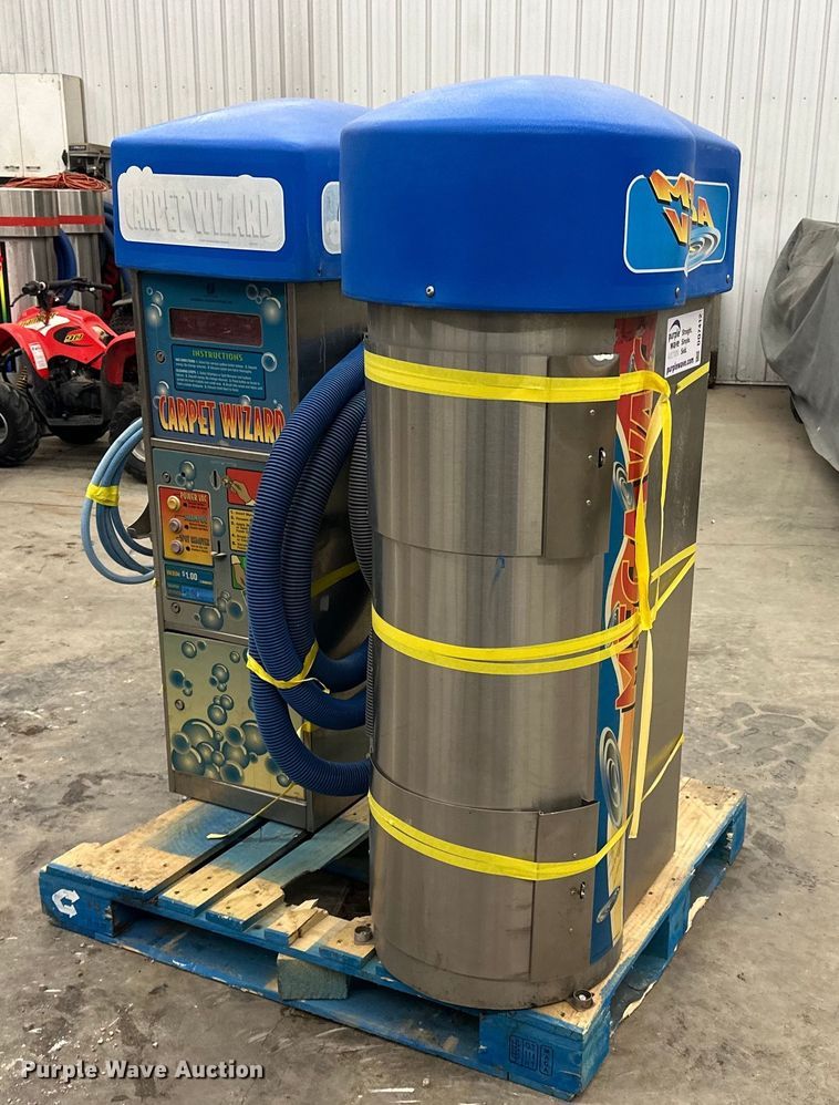 (2) car wash vacuums in Jordan, MN Item DQ7412 for sale Purple Wave