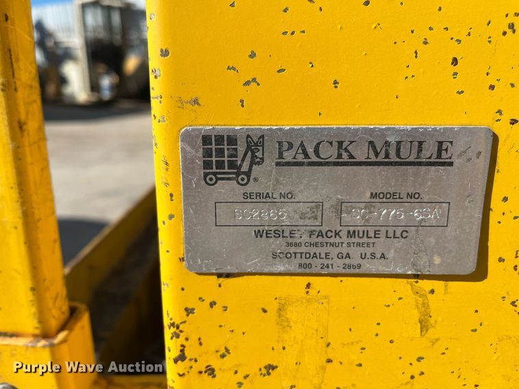 image for item EI0592 Pack Mule  SC-775-6CA utility cart