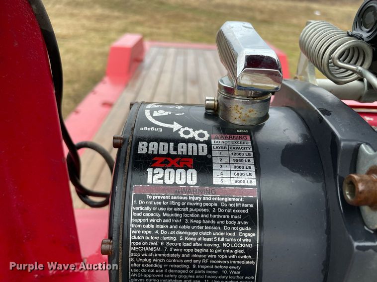 image for item EJ0171 2020 Holt Trailer Mfg. equipment trailer