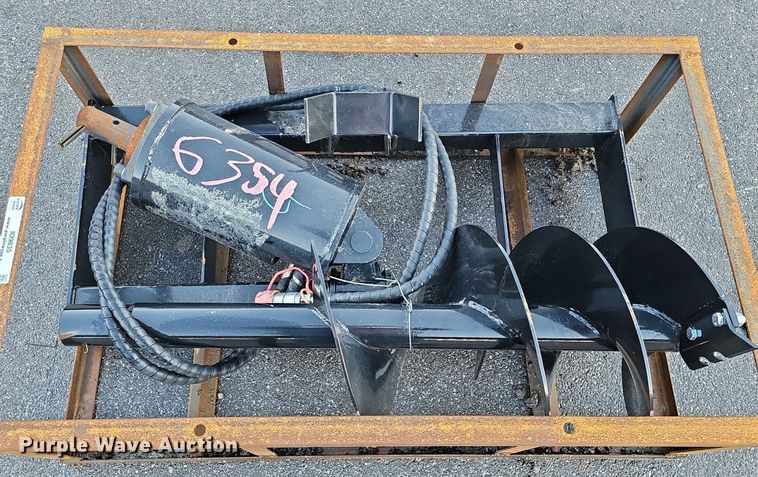 image for item IO9835 2023 Mower King SSECAG-Y skid steer auger