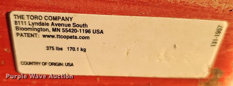 image for item IO9836 Toro  Groundsmaster 7200  ZTR lawn mower