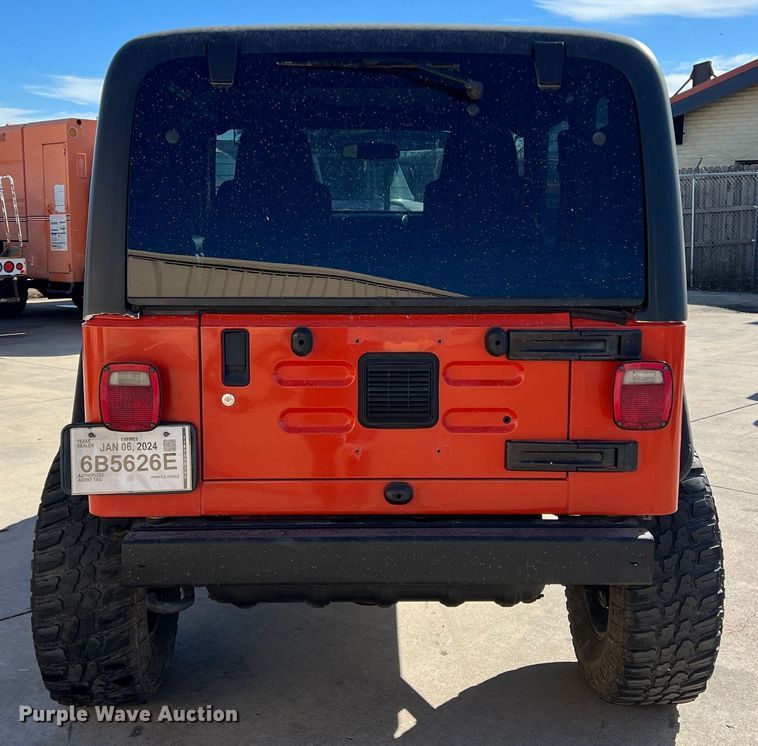 image for item JT9035 2005 Jeep  Wrangler  SUV