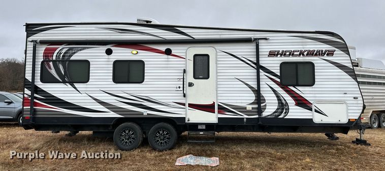 image for item LK9747 2017 Forest River T24FQMX  toy hauler camper