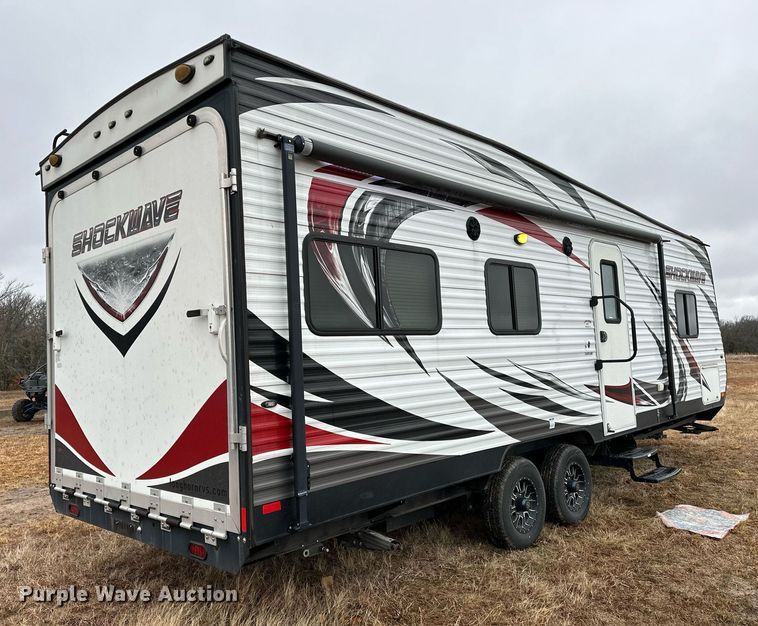 image for item LK9747 2017 Forest River T24FQMX  toy hauler camper